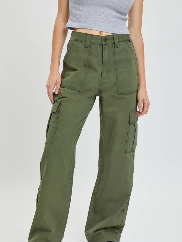 FATIGUE GREEN CARGO POCKET PANT