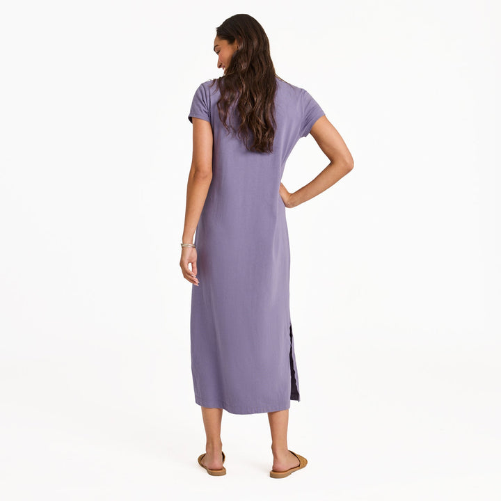 DUSK PURPLE WEEKEND CRUSHER DRESS