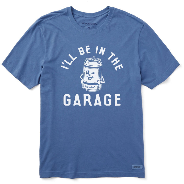 MEN'S I'LL BE IN THE GARAGE CRUSHER TEE