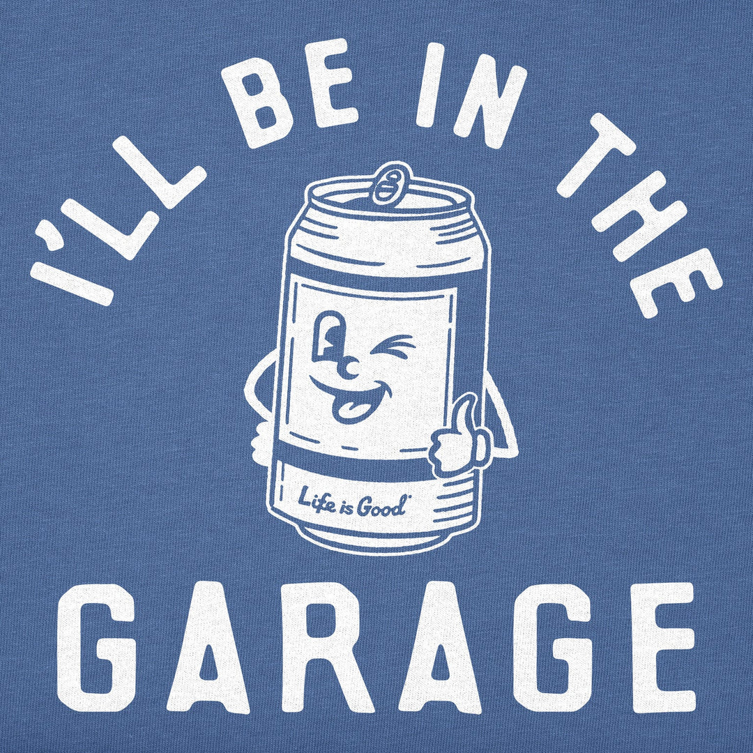 MEN'S I'LL BE IN THE GARAGE CRUSHER TEE