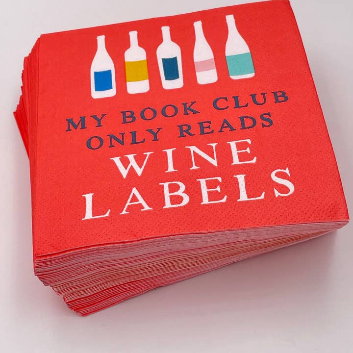 MY BOOK CLUB COCKTAIL NAPKINS