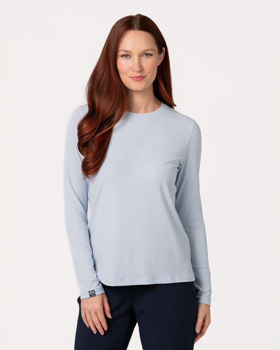 DUSK ESSENTIALIST LONG SLEEVE RIBBED T-SHIRT
