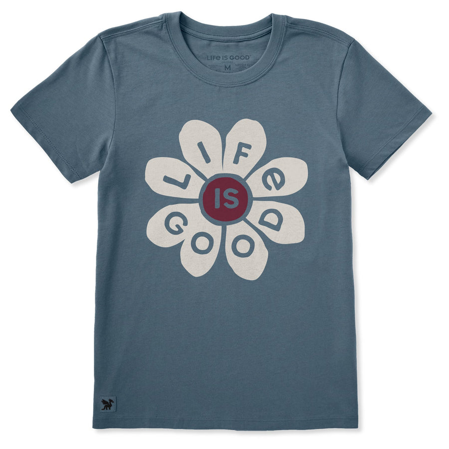 LIFE IS GOOD DAISY CRUSHER TEE
