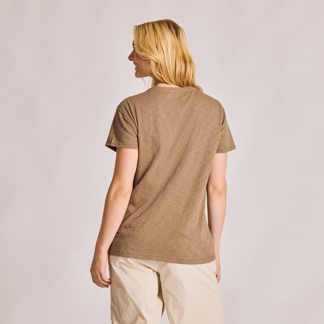 FLOWER MAIDEN TEXTURED SLUB TEE