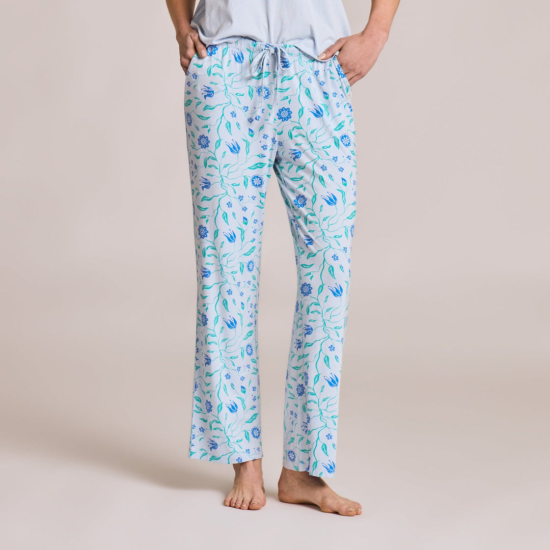 CLIMBING FLORAL PATTERN LIGHTWEIGHT SLEEP PANT