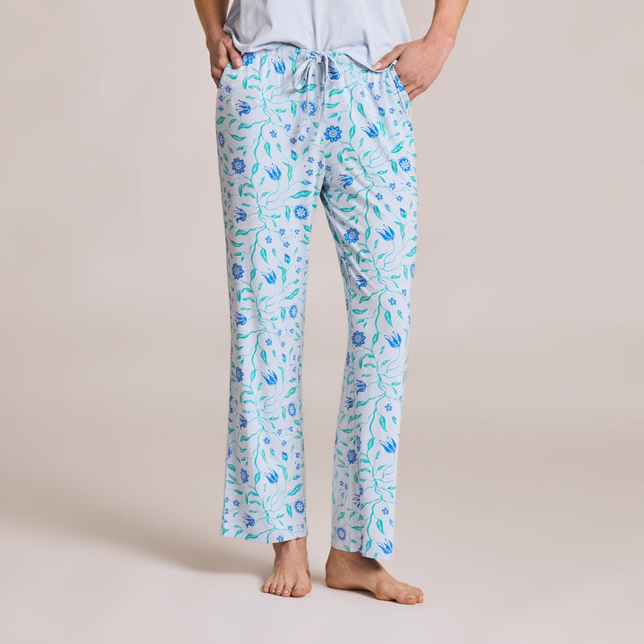 CLIMBING FLORAL PATTERN LIGHTWEIGHT SLEEP PANT
