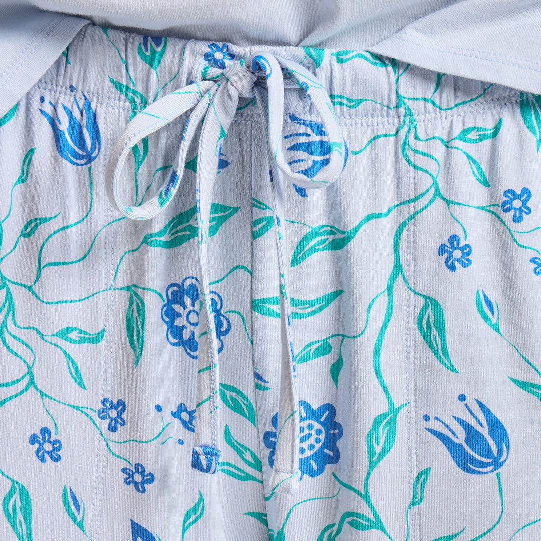 CLIMBING FLORAL PATTERN LIGHTWEIGHT SLEEP PANT