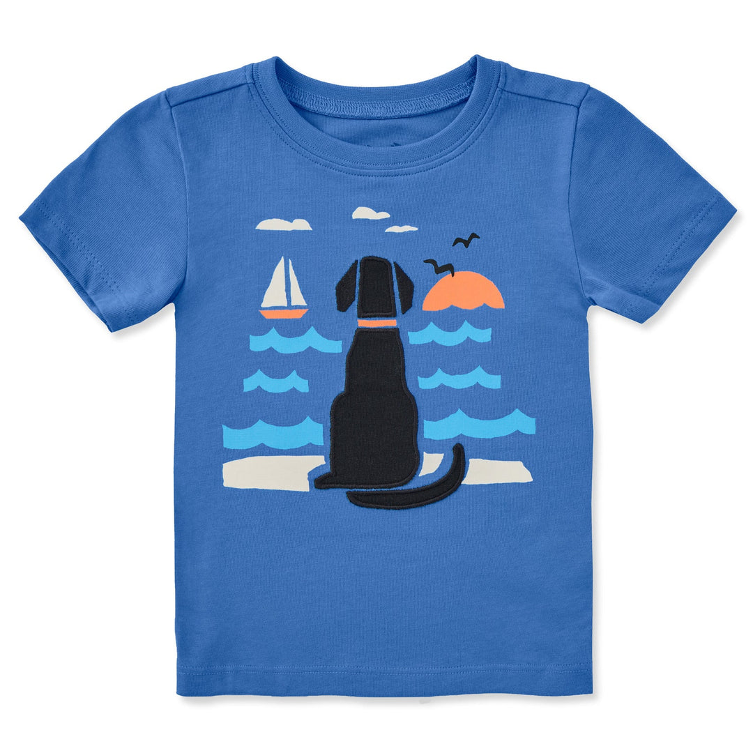 TODDLER WATERFRONT PUP CRUSHER TEE