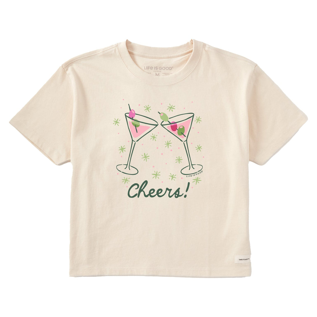 HOLIDAY MARTINIS BOXY TEE