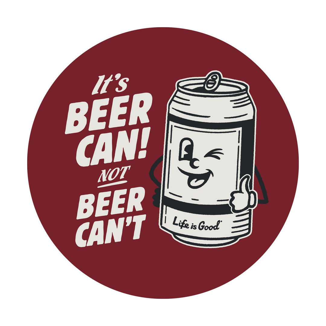 BEER CAN DECAL