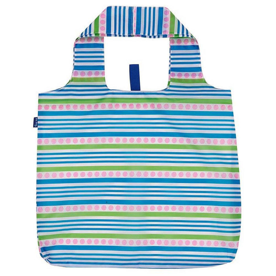 Pickleball Stripe Blu Bag Reusable Shopper Tote
