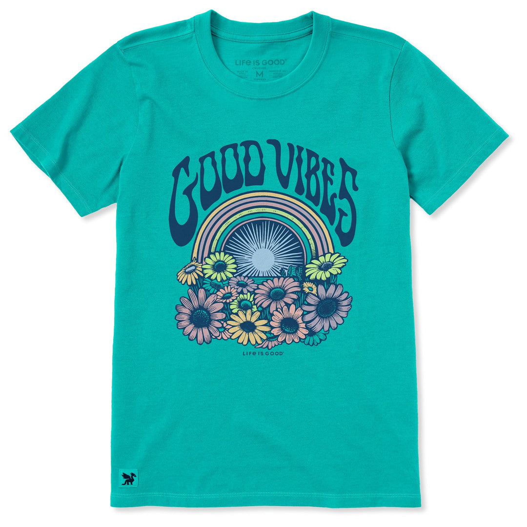 GOOD VIBES BLOOM CRUSHER TEE