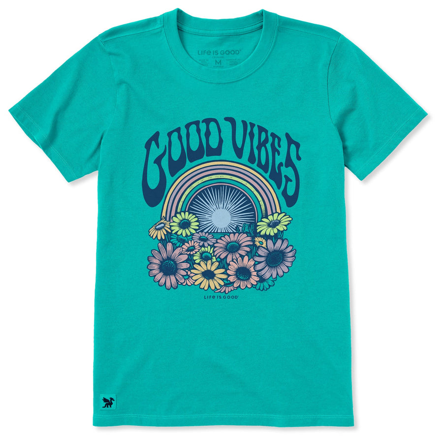 GOOD VIBES BLOOM CRUSHER TEE
