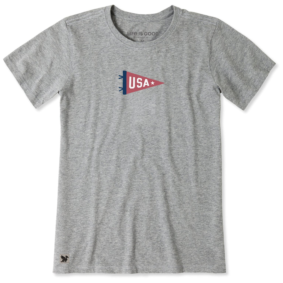 WOMEN'S USA PENNANT CRUSHER-LITE TEE