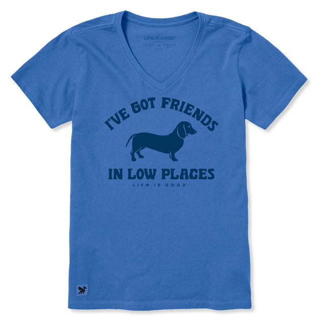 FRIENDS IN LOW PLACES CRUSHER-LITE TEE
