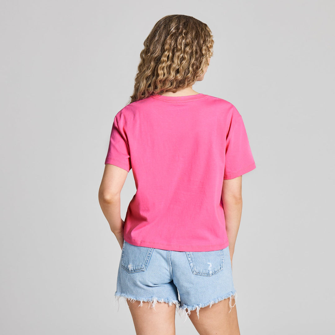 HIBISCUS ROW S/S CRUSHER BOXY TEE