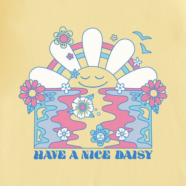 KIDS HAVE A NICE DAISY SUNRISE  CRUSHER BOXY TEE