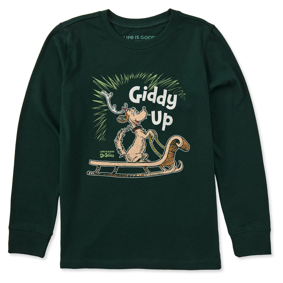 KIDS GIDDY UP MAX L/S CRUSHER TEE

