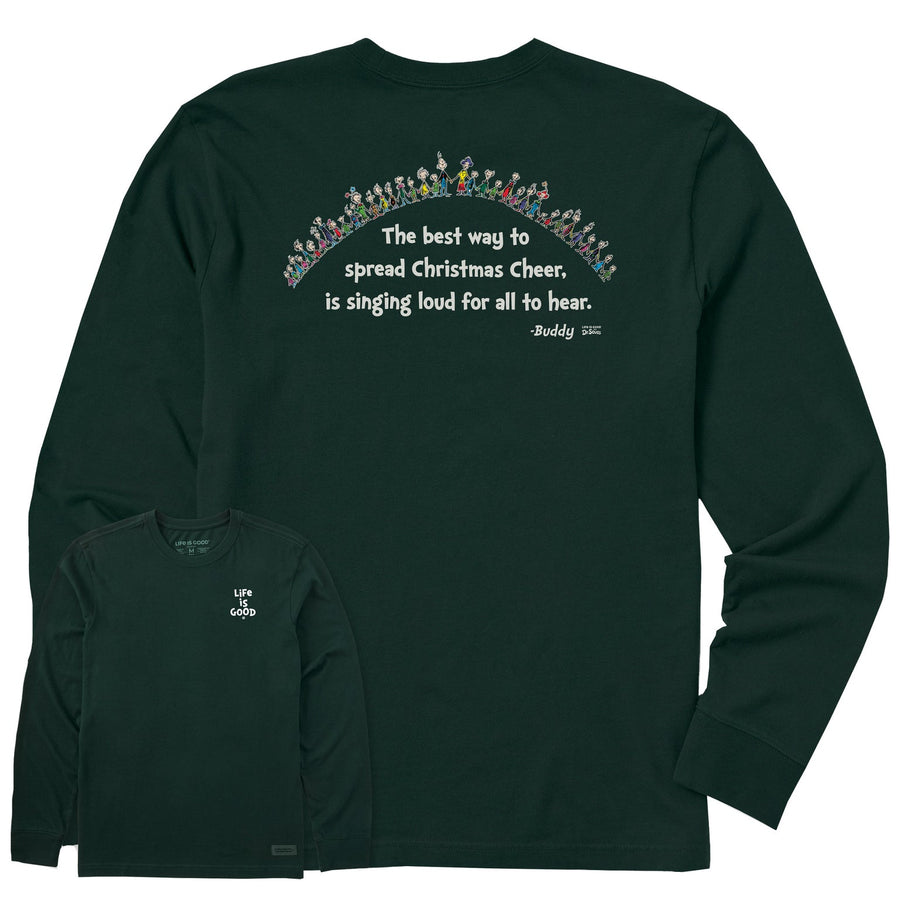 CHRISTMAS CHEER L/S CRUSHER TEE
