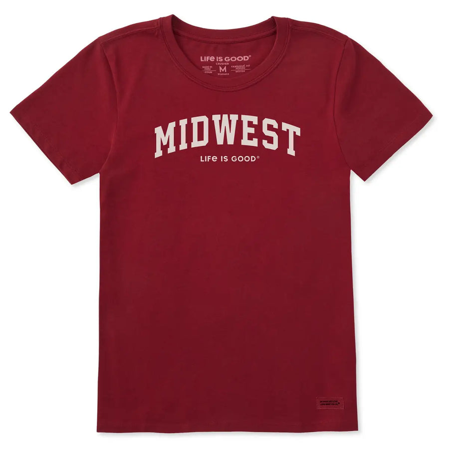 WOMEN'S MIDWEST ARCH SHORT SLEEVE CRUSHER TEE
