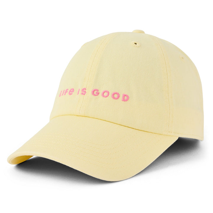 WOMEN'S SANDY YELLOW WORDMARK CHILL CAP
