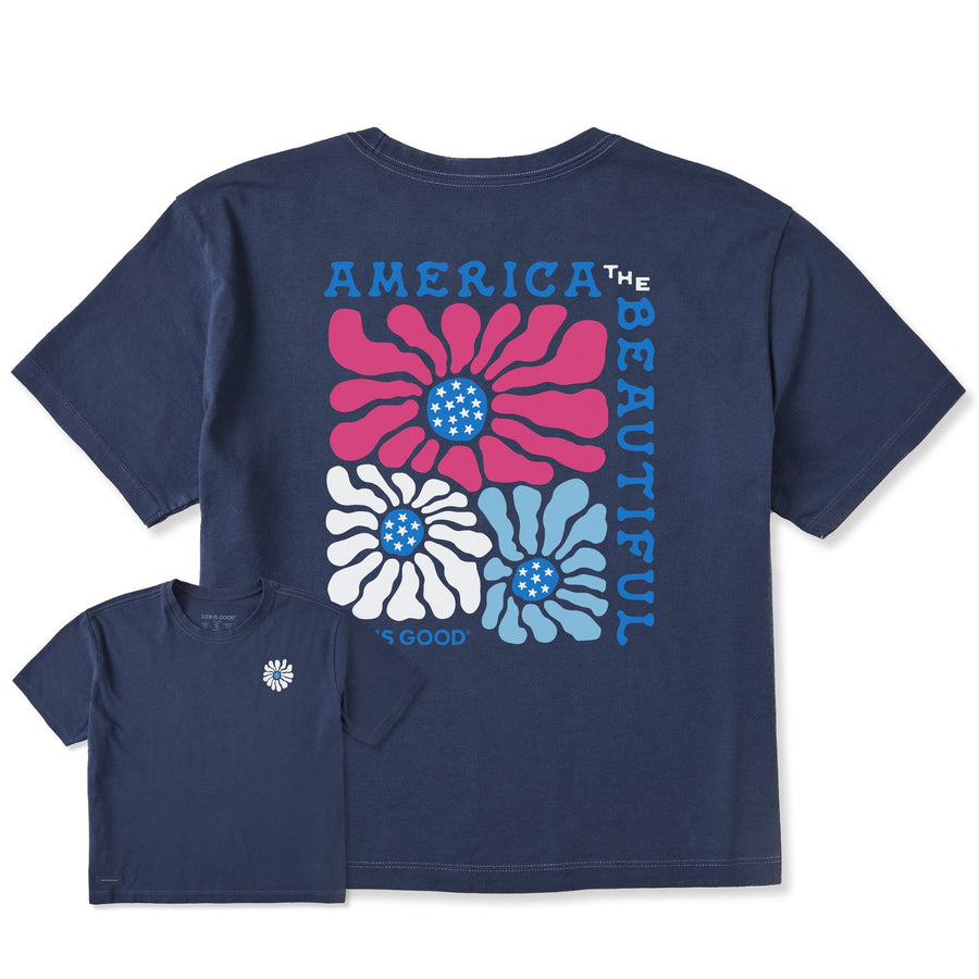 AMERICA THE BEAUTIFUL BOXY CRUSHER TEE
