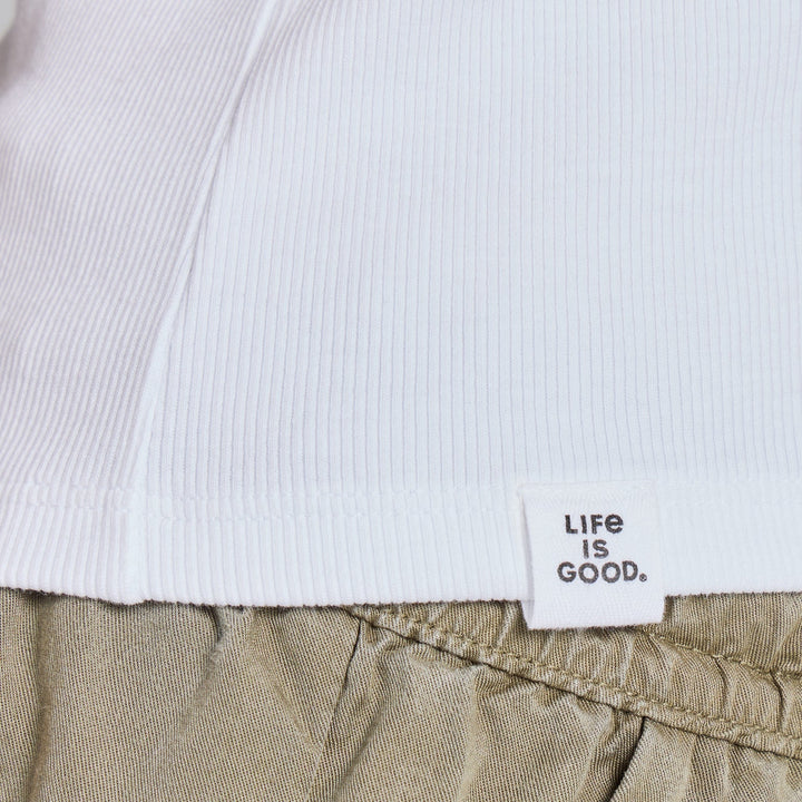 CLOUD WHITE FITTED TANK