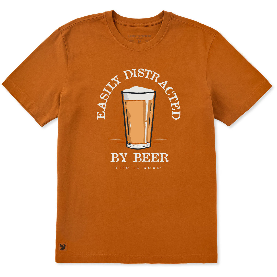 EASILY DISTRACTED BY BEER CRUSHER TEE