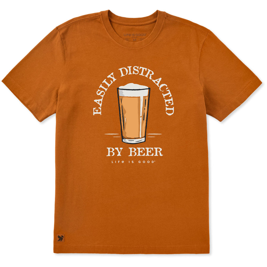 EASILY DISTRACTED BY BEER CRUSHER TEE
