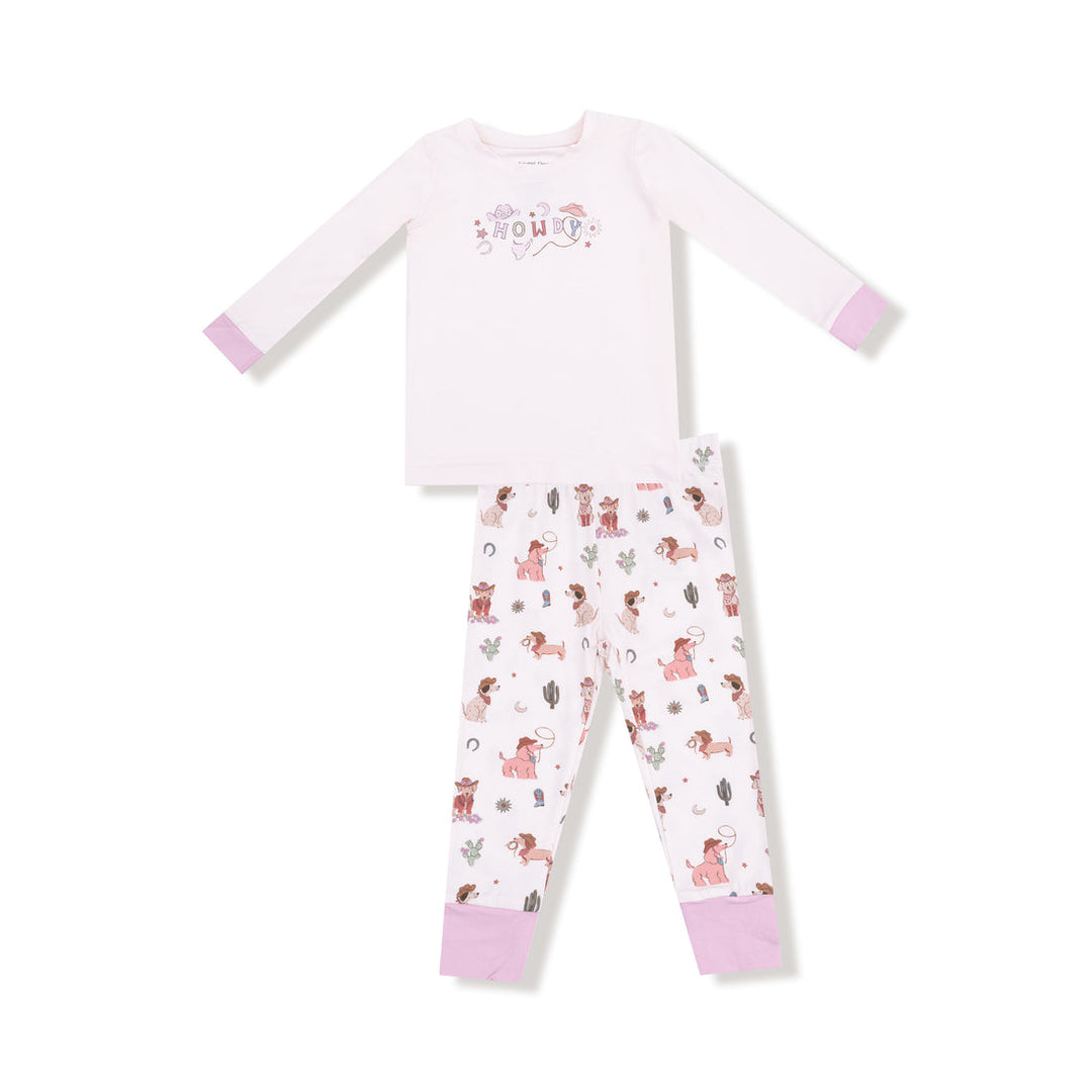 Cowgirl Dogs Long Sleeve Loungewear Set