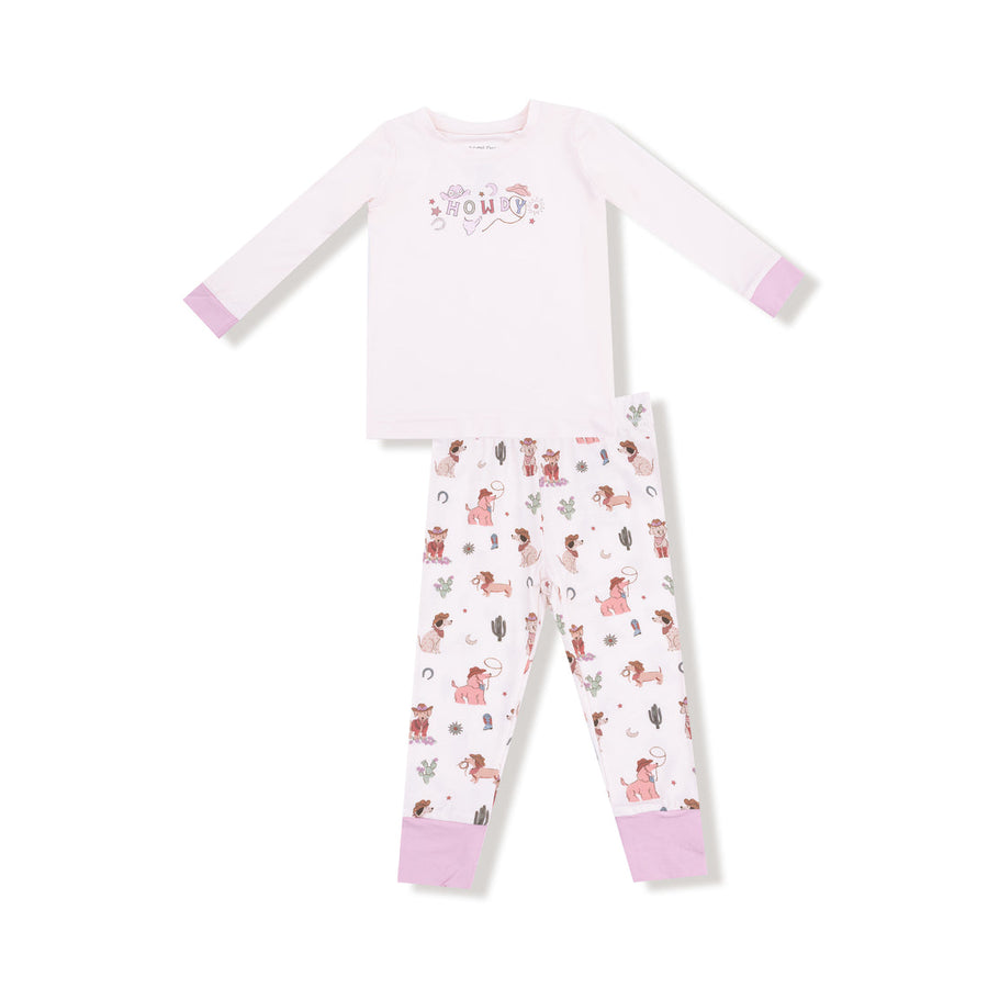 Cowgirl Dogs Long Sleeve Loungewear Set
