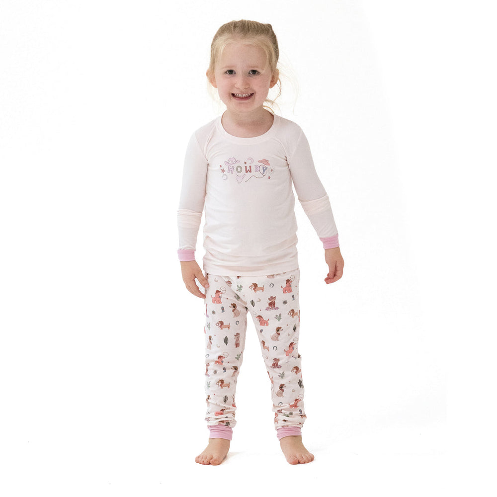 Cowgirl Dogs Long Sleeve Loungewear Set
