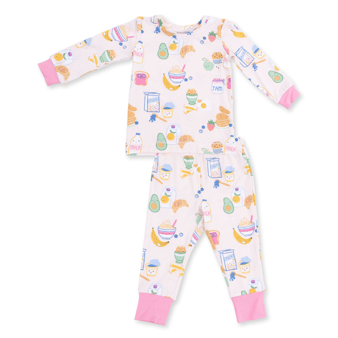 BREAKFAST CLUB PINK L/S LOUNGEWEAR SET