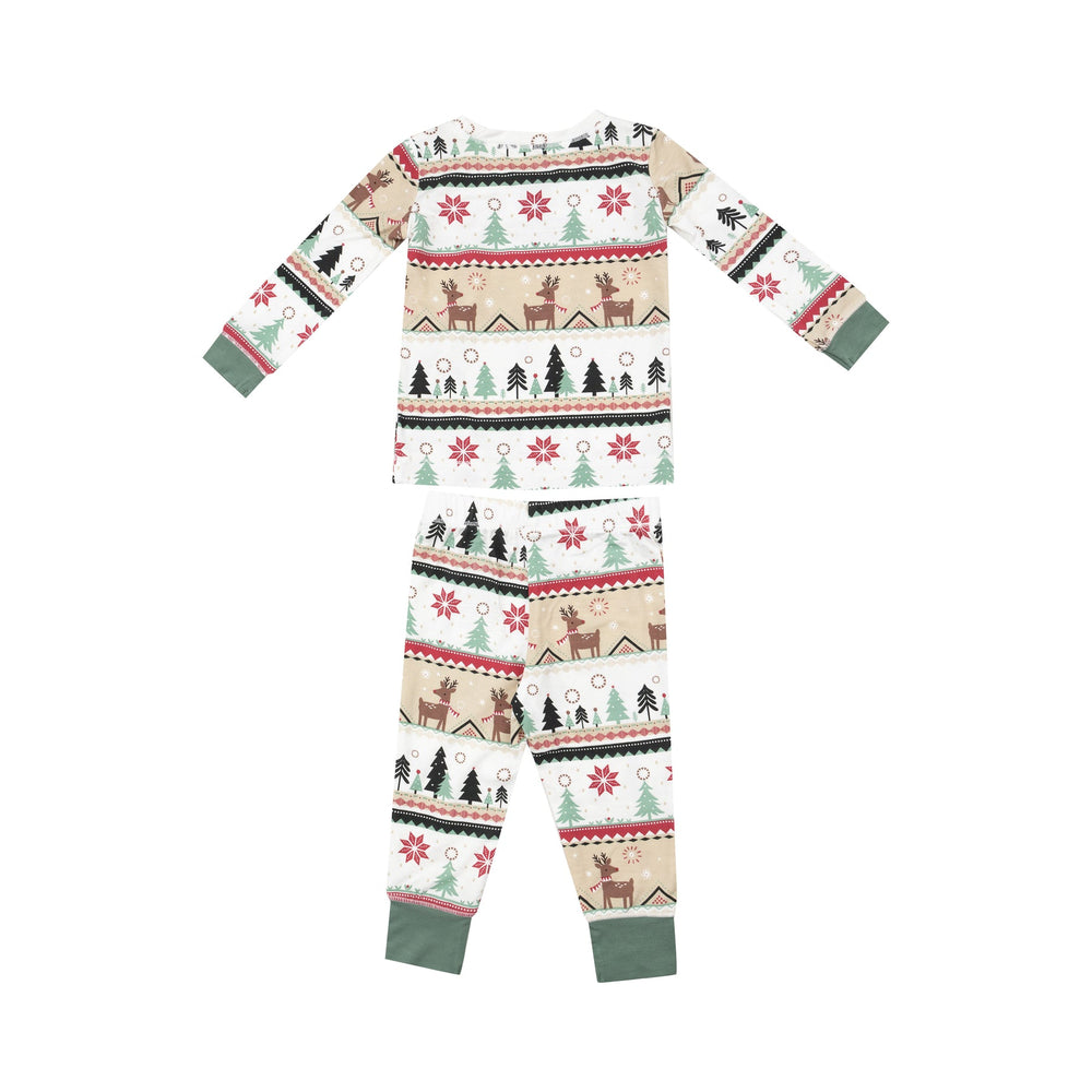 TODDLER REINDEER FAIRISLE LOUNGEWEAR SET
