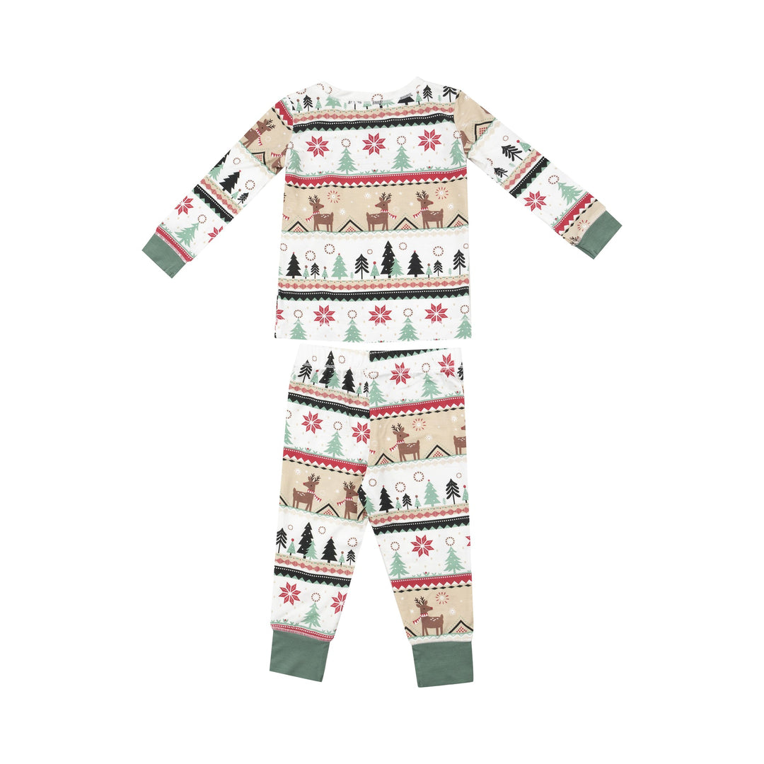 TODDLER REINDEER FAIRISLE LOUNGEWEAR SET