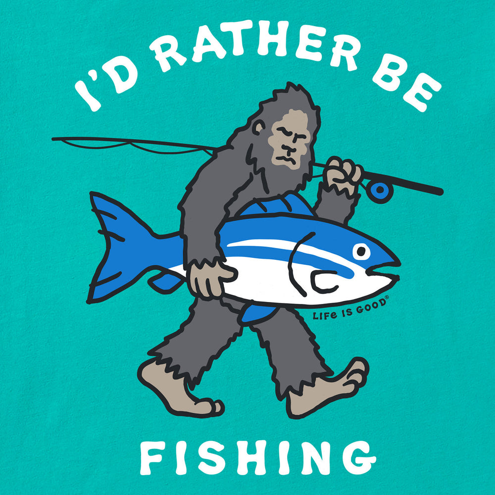 KIDS I'D RATHER BE FISHING TEE
