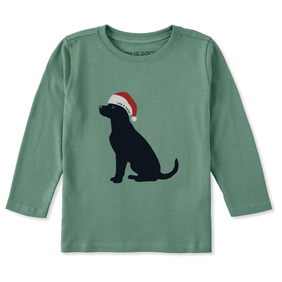 TODDLER CHRISTMAS DOG L/S CRUSHER TEE
