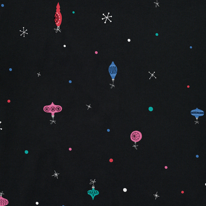 RETRO ORNAMENT PATTERN L/S SLEEP SHIRT