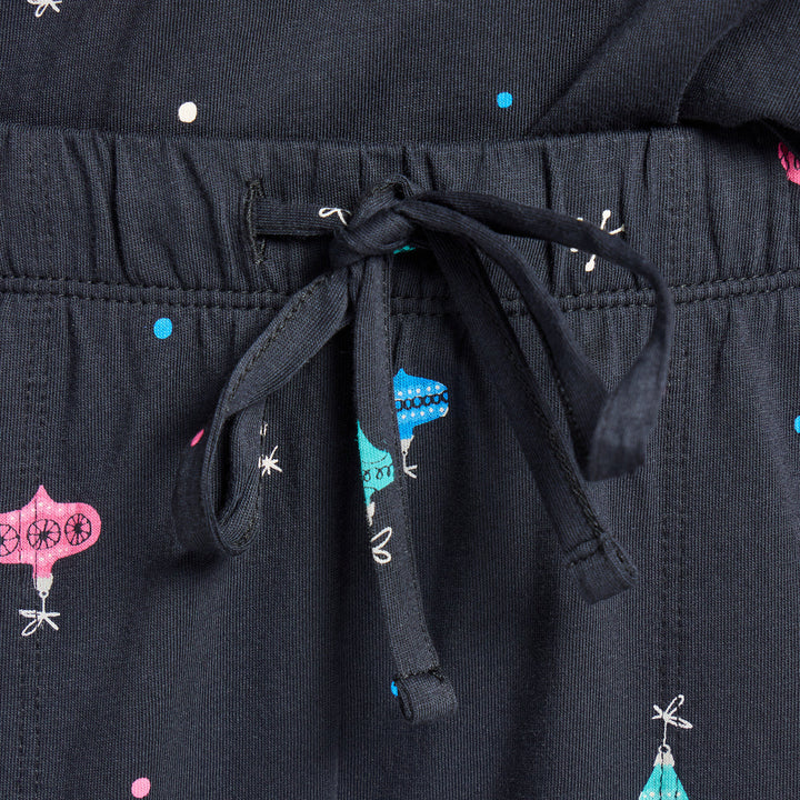 RETRO ORNAMENT PATTERN SNUGGLE UP SLEEP PANT