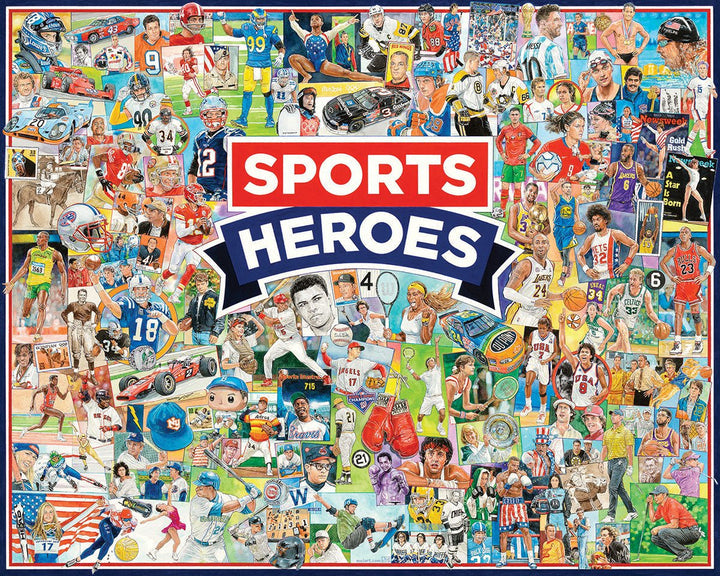 SPORTS HEROES 1000 PIECE PUZZLE