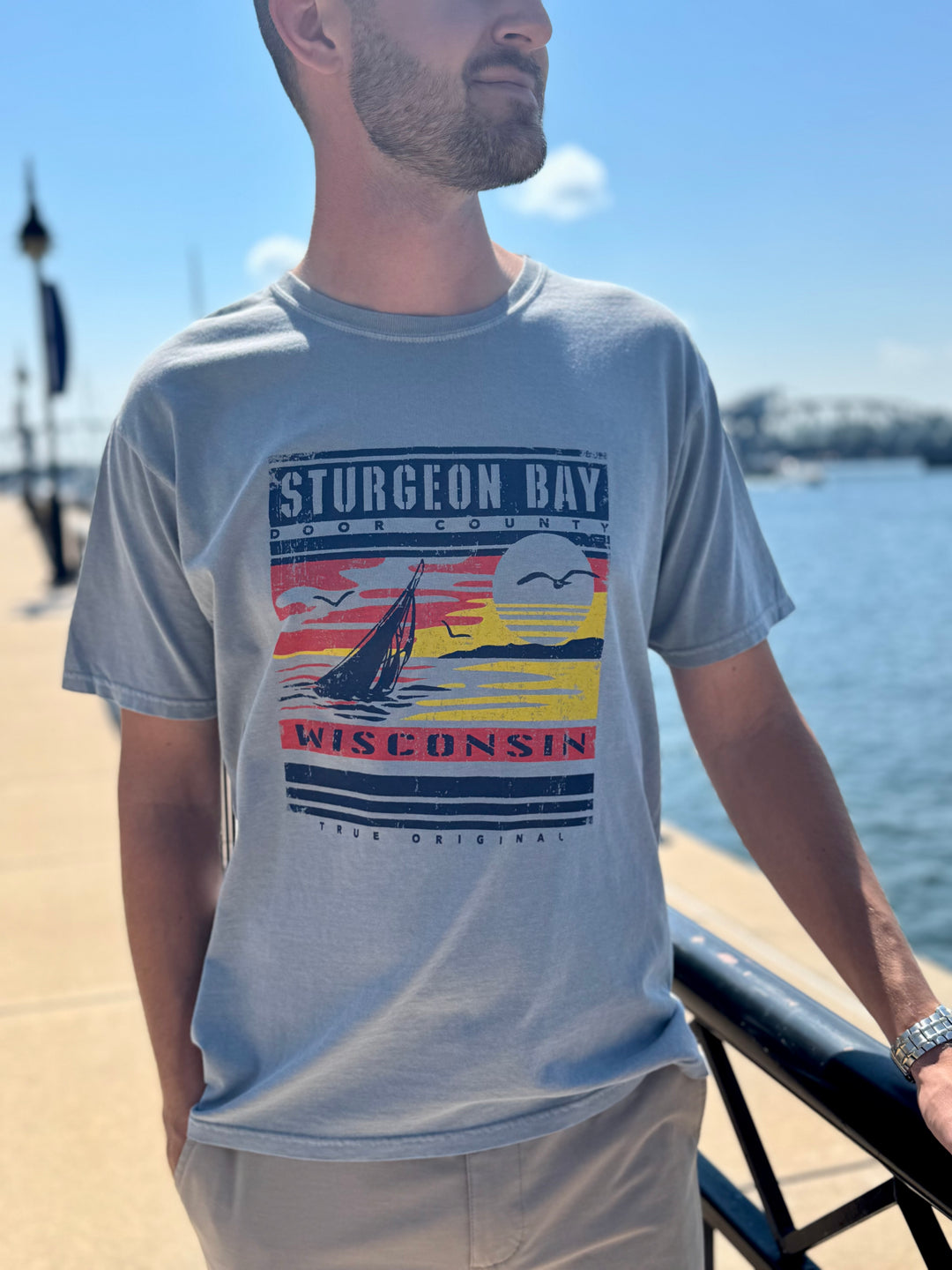 SUNSET STURGEON BAY DIVISION COAST T-SHIRT
