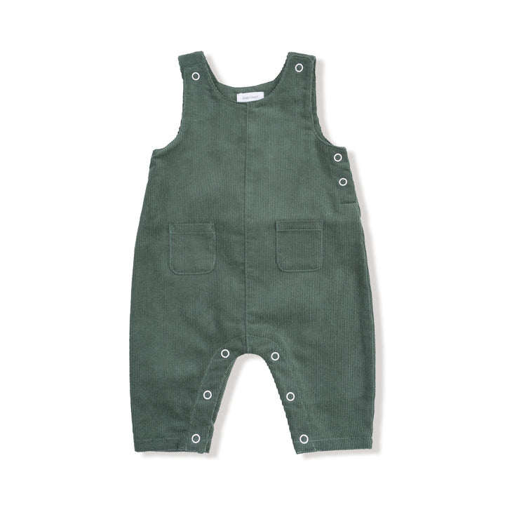 DARK IVY UNI CORDUROY OVERALLS