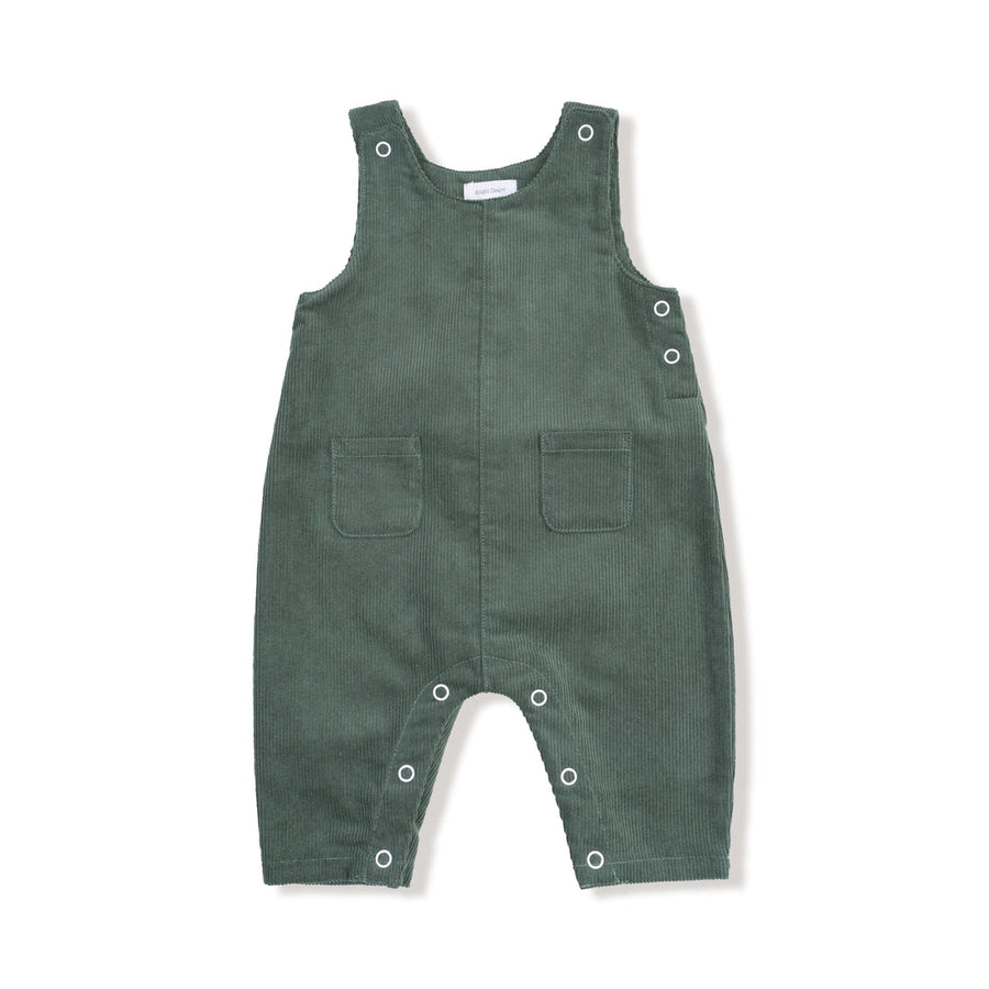 DARK IVY UNI CORDUROY OVERALLS
