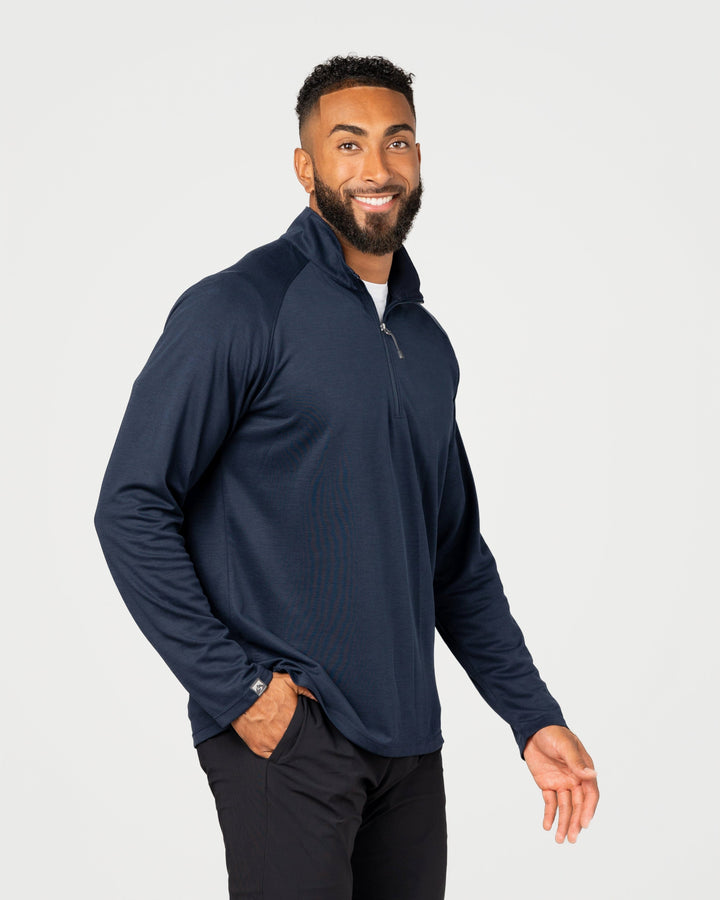 MEN'S NAVY RENEWER II 1/4 ZIP