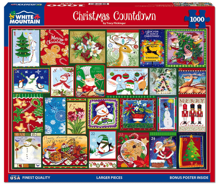 CHRISTMAS COUNTDOWN 1000 PIECE PUZZLE