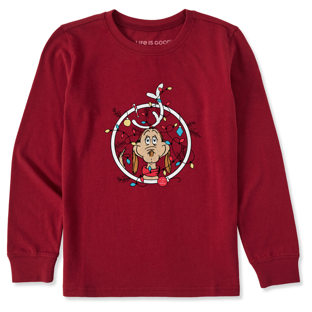 KIDS CHRISTMAS MAX L/S CRUSHER TEE