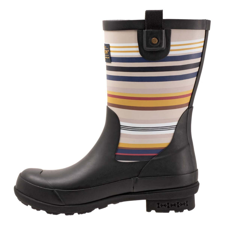 Women's Pendleton Bridger Black Stripe Mid Rain Boots