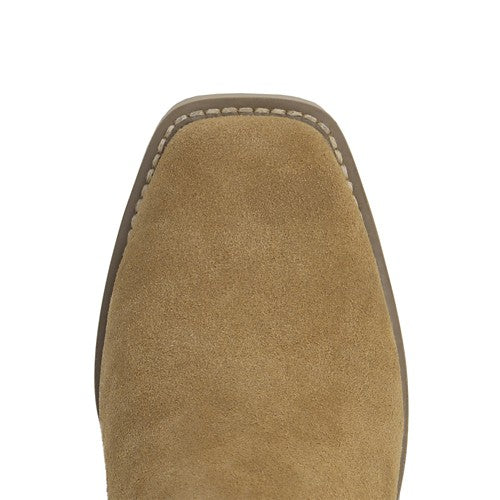 DUSTON TAN SUEDE TALL BOOTS