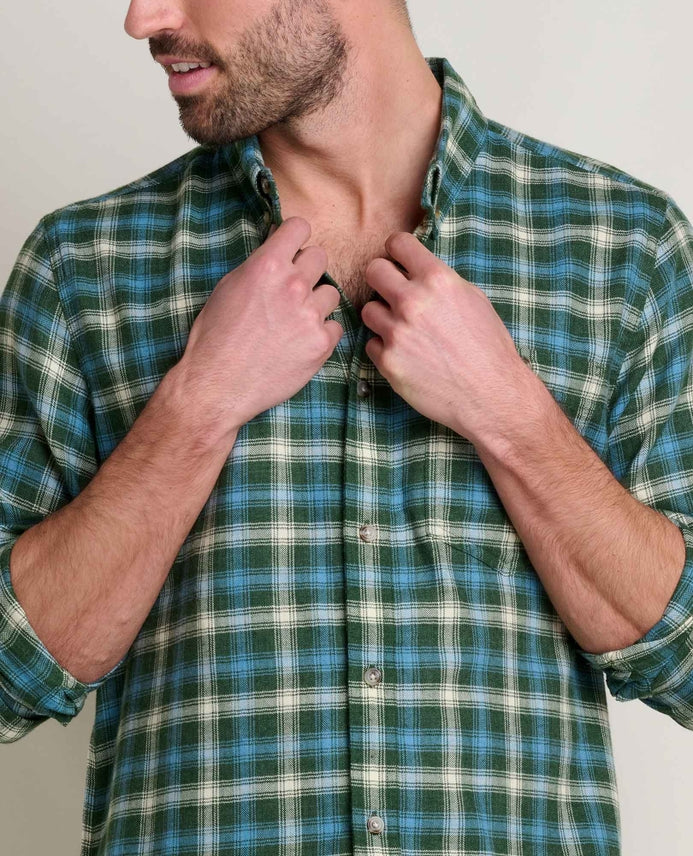 MEN'S AIRSMYTH PASTURE MINI CHECK LONG SLEEVE SHIRT