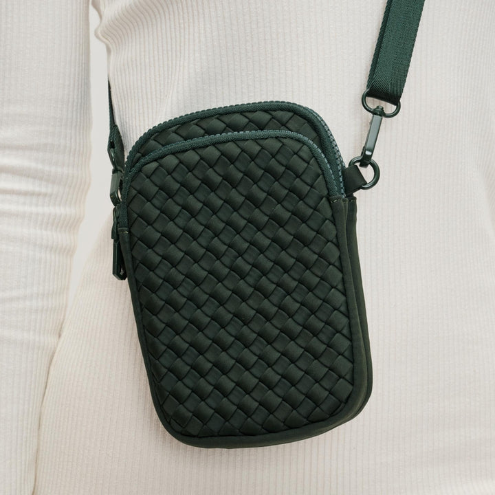 OLIVE PINE DIVIDE & CONQUER CROSSBODY BAG